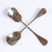 不锈钢扇形勺布丁勺异形，勺雪糕勺冰淇淋，勺创意咖啡勺哈根达斯勺子