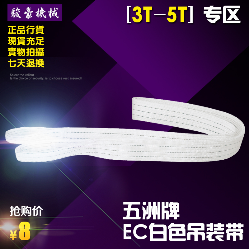 五洲牌吊装带扁平环眼吊装带起重吊装带辰力牌五洲EC白色3T5T吊带在类目 五金/工具, 液压/起重工具, 起重工具, 其他起重工具中 - 来自Buy2taobao.com提供专业的淘宝代购服务