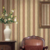 高档壁纸做纸竖条纹复古卧室背景，欧式美式田园织布旧客厅墙壁奢华