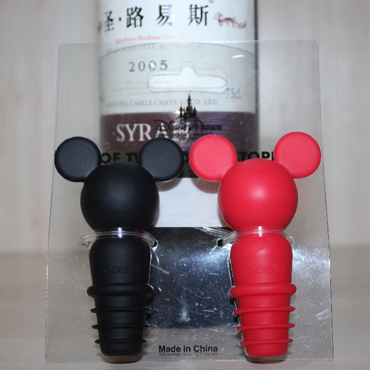 美国迪士尼Disney SNJ硅胶红酒瓶塞 米奇儿童创意厨房童趣在类目 餐饮具, 酒壶/酒杯/酒具, 酒塞中 - 来自Buy2taobao.com提供专业的淘宝代购服务