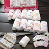 5条韩国全棉儿童内裤棉质，男女童宝宝，卡通三角面包裤小童婴儿短裤