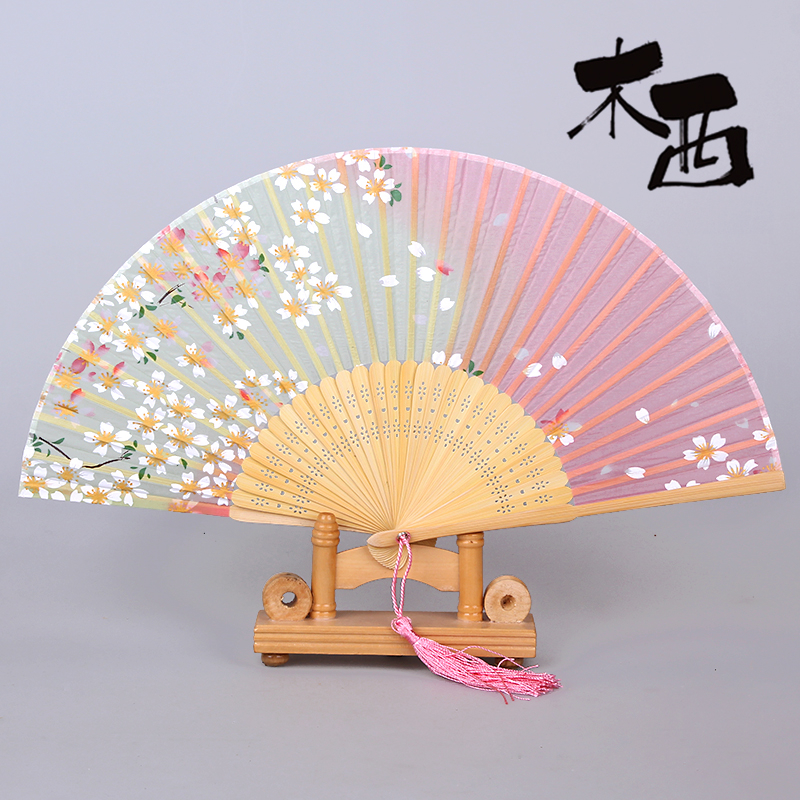 木西扇子6寸真丝折扇中国风日式女绢扇和风工艺礼品扇小扇|ruв категории начало ежедневно, вентилятор/мини - вентилятор/аксессуары/лед колодка/лед штукатурка, веер - от Buy2taobao.com для оказания профессиональной услуги покупки агента Taobao