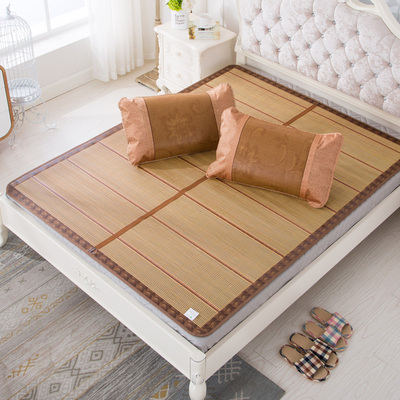 竹席凉席1.8m床 折叠席子1.2 单人宿舍学生席0.9米 双面竹凉席1.5