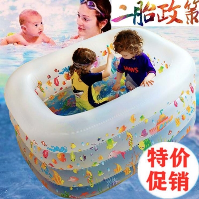 宝宝游泳池保温小孩婴儿r恒温室内超大浴缸加厚儿童充气游泳池家
