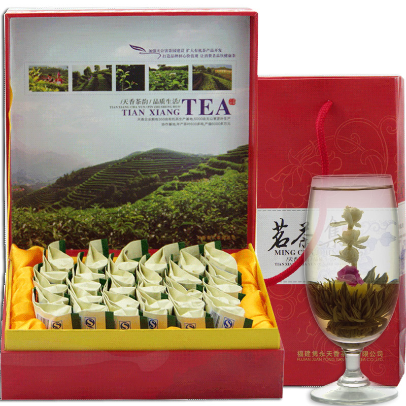 年货节送礼佳品工艺花茶开花茶叶春茶观赏花茶礼盒装30颗高档礼盒在类目 茶, 代用/花草/水果/再加工茶, 再加工茶中 - 来自Buy2taobao.com提供专业的淘宝代购服务