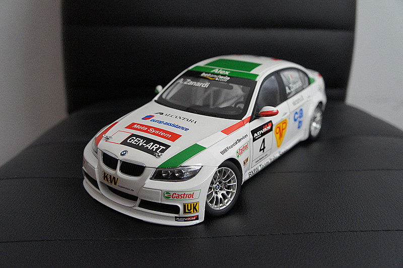 1/18 Kyosho BMW 320si WTCC Zanardi - DiecastSociety.com