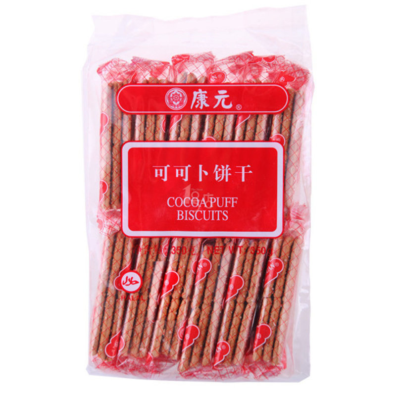 【天猫超市】康元 可可卜饼干 350g/袋 经典口味 休闲零食 特产
