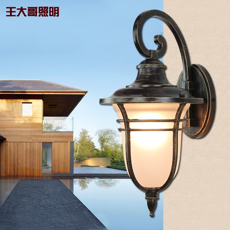 Outdoor Lights Wall lamp American style waterproof European style villa Garden courtyard gate Corridor balcony Outdoor Lighting Wall lamp 3023in the Decoration main material , Lamps , Outdoor Lighting , End of Tower Lighting category - from Buy2taobao.com to provide professional Taobao agent buy service