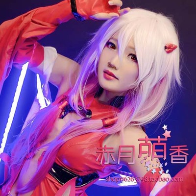 萌香家cosplay假发罪恶王冠 蝶祈 楪祈cos 蝶祁 祈妹 inori渐变