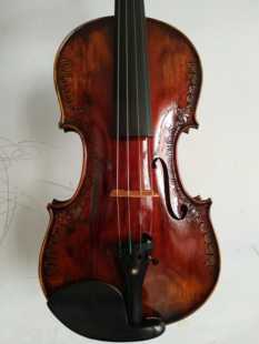 手工小提琴，纯手工雕刻工艺小提琴，4/4高档工艺小提琴，工艺琴