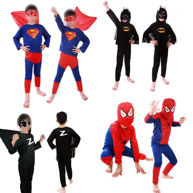 幼儿园儿童环保服装超人万圣节蜘蛛侠蝙蝠侠装扮披风亲子成人套装|ruв категории плесень играть/Аниме/вокруг/cos/настольные игры, вечеринка/магия товаров, группа приборов/украшения, платье - от Buy2taobao.com для оказания профессиональной услуги покупки агента Taobao