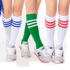 少女时代套装配中筒啦啦队运动袜子