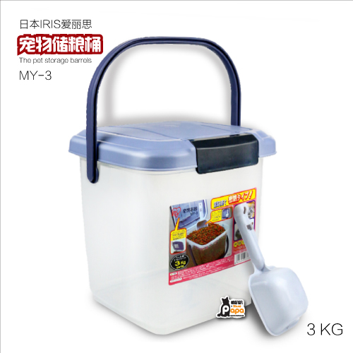 【猫用品专卖】日本IRIS爱丽思3KG密封储粮桶 MY-3 送粮勺在类目 宠物/宠物食品及用品, 猫/狗日用品, 储粮桶中 - 来自Buy2taobao.com提供专业的淘宝代购服务