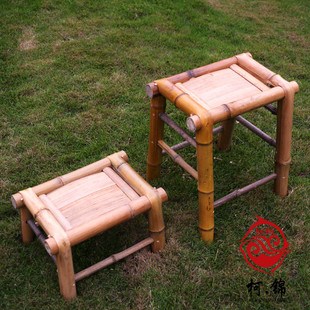 柯锦 竹凳子纳凉凳换鞋凳简约儿童凳子工业竹椅子小矮凳子竹制品