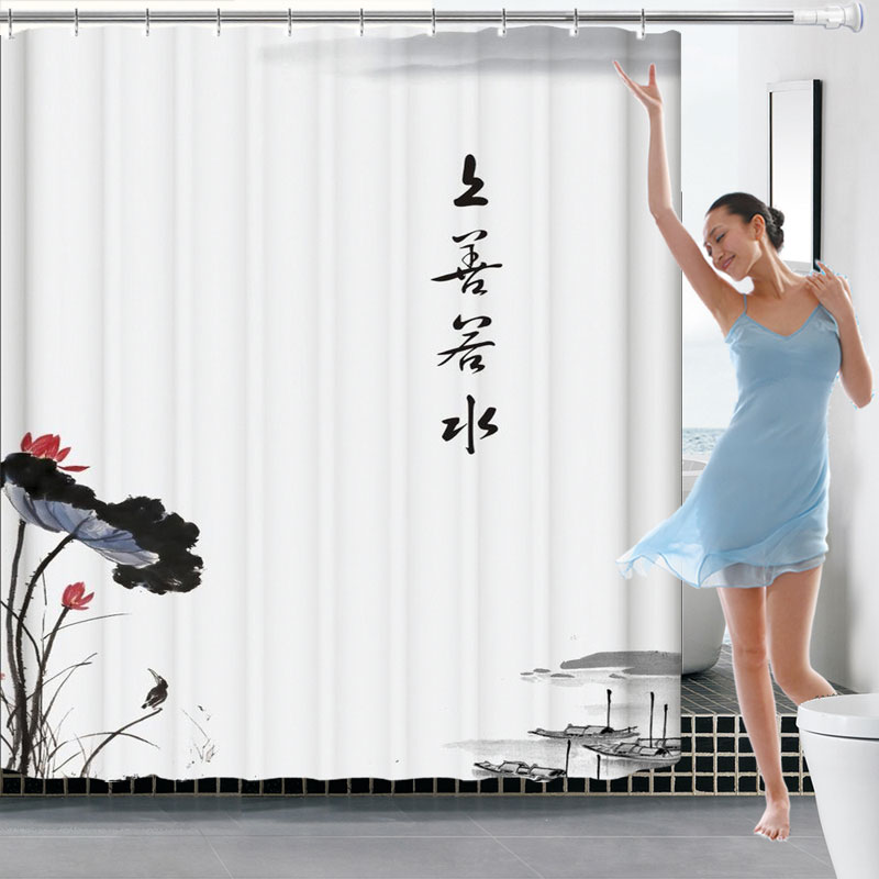 Bathroom Shower Curtains Bathroom waterproof curtain Shower curtain Landscape painting originality Shower Curtains waterproof thickening Shower Curtains customizedin the Family/Personal Cleaning Tools , Sanitary appliances/Bathroom accessories , Shower Curtains category - from Buy2taobao.com to provide professional Taobao agent buy service