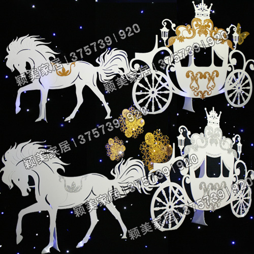 Showcase Studio props FatTonny Princess crown Carriage ShineGene Carriage PVC Wedding celebration prop Decorationin the Festive supplies/Gift , Wedding Themes/Props , Arch category - from Buy2taobao.com to provide professional Taobao agent buy service