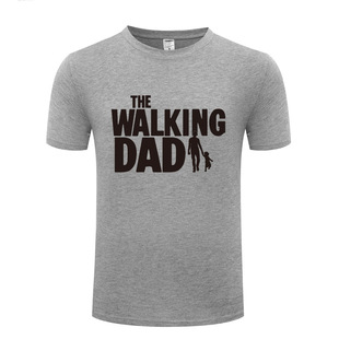 纯棉男式短袖t恤walkingdad搞笑创意新奇父亲节礼物