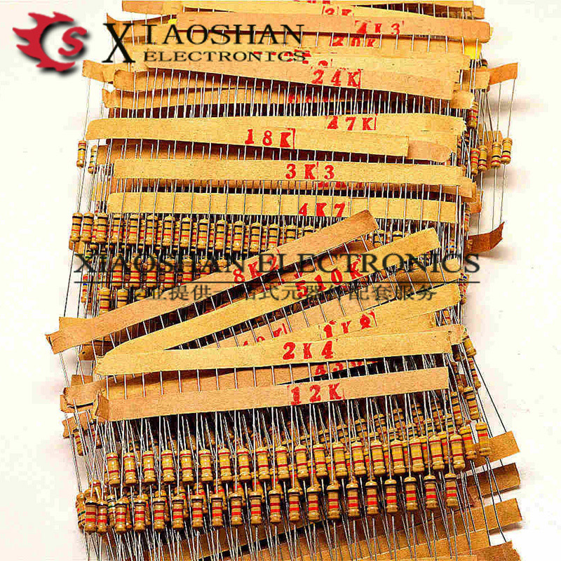 1/2W碳膜电阻包 5%精度 122种阻值 四色环电阻 每种20个共2440个|msdalam kategori Aksesori Digital 3C, pasaran komponen elektronik, komponen elektronik, perintang - dari Buy2taobao.com untuk memberikan perkhidmatan ejen Taobao profesional membeli