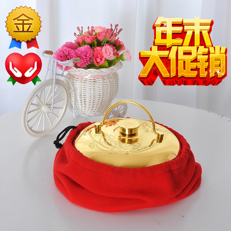 正品汤婆子纯铜加厚汤捂子暖手宝热水袋暖水壶器暖床被窝包邮礼物