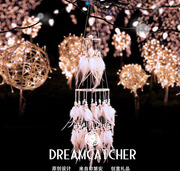 dreamcatcher捕梦网手工，挂饰捕梦网，加灯梦幻生日礼物