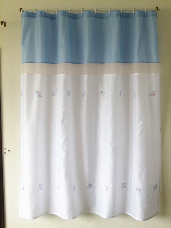 Bathroom Shower Curtains waterproof Antifungal Curtain fabric Send shower curtain rings blue Sector Shower Curtainsin the Family/Personal Cleaning Tools , Sanitary appliances/Bathroom accessories , Shower Curtains category - from Buy2taobao.com to provide professional Taobao agent buy service