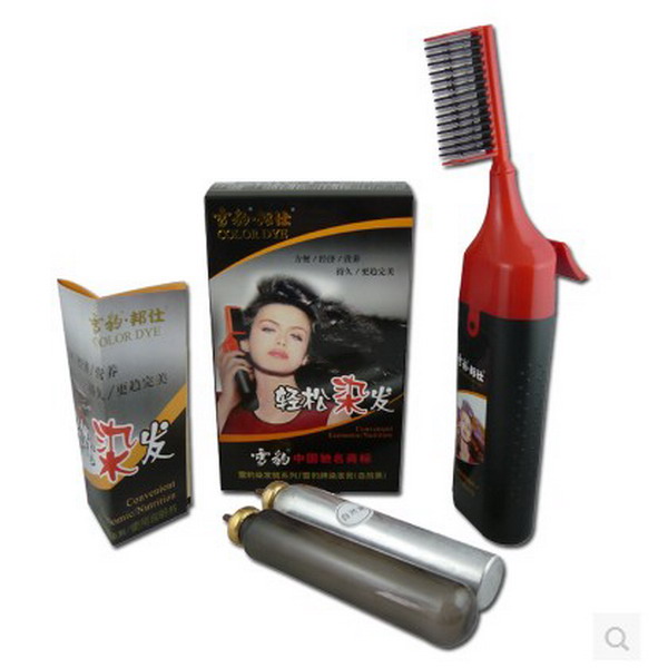 雪豹染发梳染发剂纯黑色天然植物黑发焗油自然一梳黑一洗黑染发膏在类目 美发护发/假发, 染发烫发, 染发膏中 - 来自Buy2taobao.com提供专业的淘宝代购服务