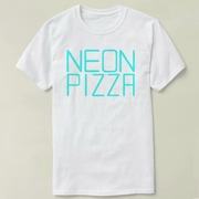 neonpizza半袖个性上衣文化衫，diyteet-shirtt恤半袖