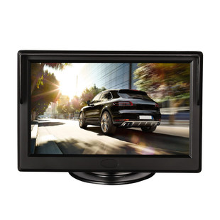 汽车显示屏倒车影像dvd液晶屏幕，通用遮阳板吸顶车载显示器5寸高清