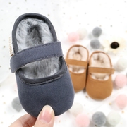 冬季加绒加厚 女宝宝婴儿 软底学步鞋棉鞋 婴儿鞋冬款 3-6-12个月