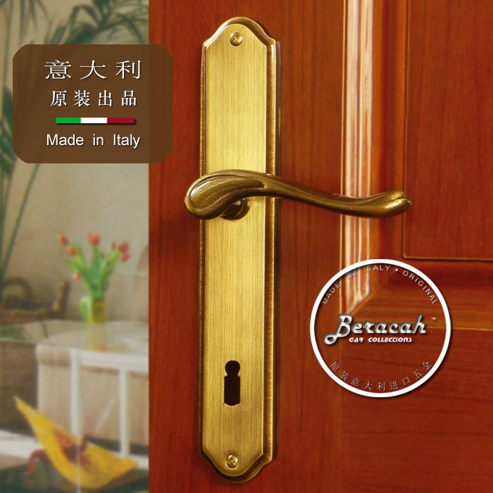Bira indoor Copper door lock Italy Imported European style Handle Lock Canaan those under one's command brand Solid wood door copper lockin the Basic building materials , Home Hardware , Locks , Mechanical locks category - from Buy2taobao.com to provide professional Taobao agent buy service