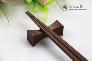 乌木筷架黑檀，筷子架筷托筷子，座质优价廉量大从优