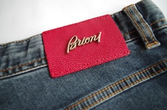 公价9900！Brioni 顶级奢华意大利产牛仔裤 W36腰围92 珍珠鱼皮牌
