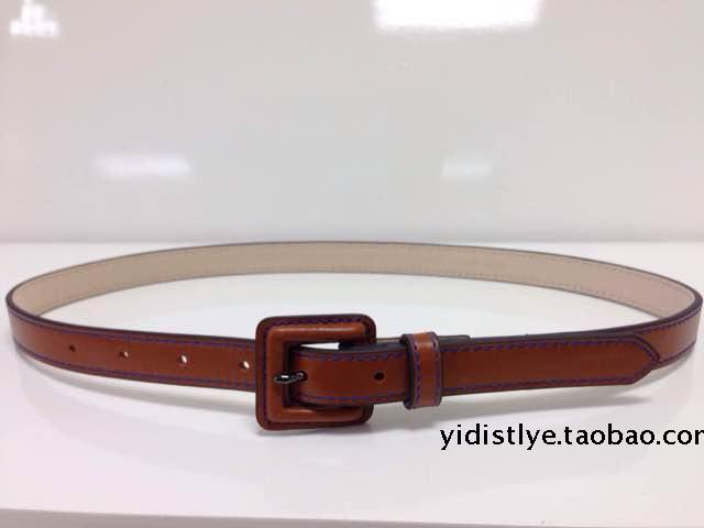 TED女士细腰带 低奢牛皮真皮皮带 咖色简约百搭大牌皮带女|msdalam kategori Aksesori/Belt kulit/Hat/Muffler, tali pinggang/tali pinggang kulit/pinggang - dari Buy2taobao.com untuk memberikan perkhidmatan ejen Taobao profesional membeli
