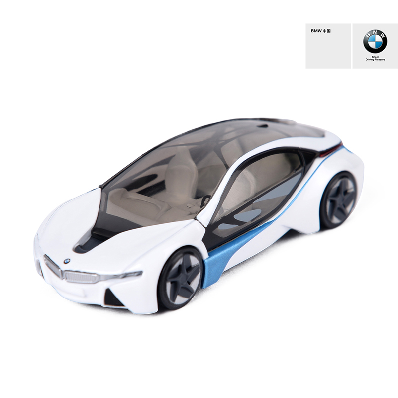 宝马/BMW官方旗舰店 Vision EfficientDynamics概念车模 1:64蓝白