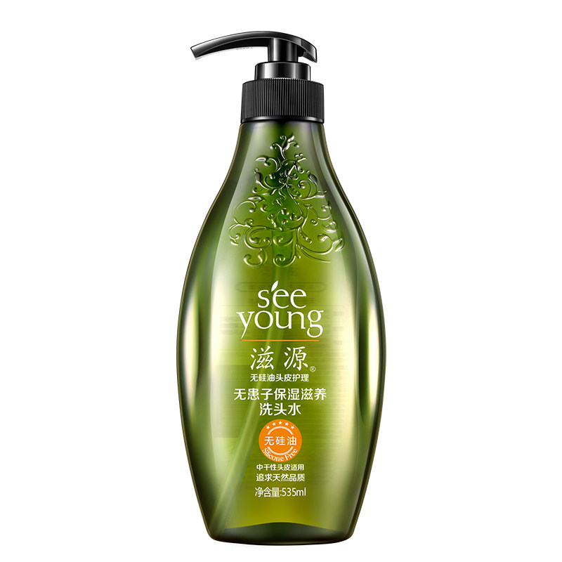 滋源无硅油 保湿滋养顺滑 无患子中干性洗发水 535ml