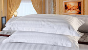 南丁格尔枕套床单被罩纯棉缎条纹单人护理床品枕头套单个加厚