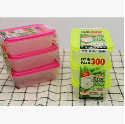 Japan Imported Crisper Fruit box Lunch box Easy Plastic Lunch box 300ml3pin the Tableware , Fresh container/Fresh Containers , Crisper category - from Buy2taobao.com to provide professional Taobao agent buy service