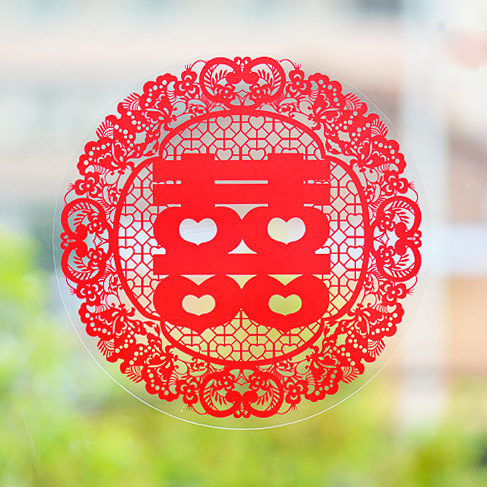 喜拉拉 静电贴 婚房布置窗花门贴 结婚庆用品 背面无胶新品喜字贴在类目 节庆用品/礼品, 喜字/剪纸/贴纸中 - 来自Buy2taobao.com提供专业的淘宝代购服务