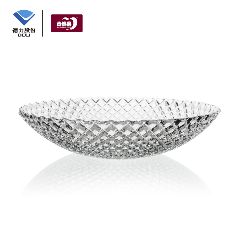 household Glass Fruit plate crystal grid Glass Fruit plate Transparent deep dish Fruit bucketin the Tableware , Tableware , Fruit bowl/Fruit plate/Hamper category - from Buy2taobao.com to provide professional Taobao agent buy service