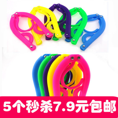 5个 出差衣架旅游旅行衣架折叠便携魔术衣架塑料防滑晒衣架包邮