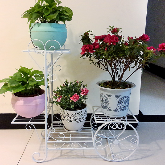 鐵藝花架歐式家居車型花架多層階梯落地客廳陽台花架子花幾在類目 住宅傢俱, 架類, 花架/花幾中 - 來自Buy2taobao.com提供專業的淘寶代購服務