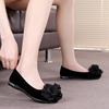 老北京布鞋子女式鞋平跟女单鞋低帮鞋女黑色工作鞋单鞋松糕鞋
