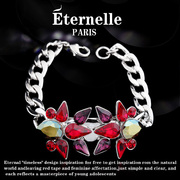 法国Eternelle欧美杂志款手链时尚气质女士手环镶嵌奥地利水晶