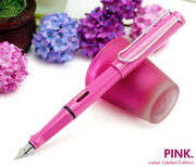 德国lamy凌美safari狩猎者钢笔系列，013粉色玫红钢笔