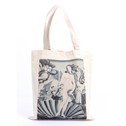 黑白波普艺术手稿个性托特包手提单肩双根有机棉帆布环保购物袋