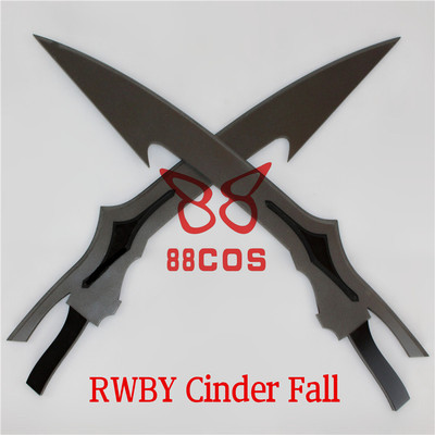 88cos动漫道具 rwby cinder fall 武器双刀 cosplay道具定做