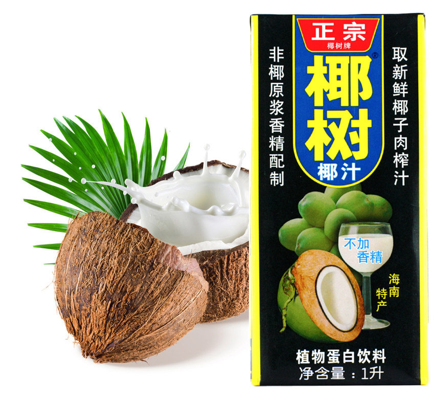 【天猫超市】椰树椰子汁饮料椰汁1000ml/盒  椰汁饮料 不添加香精