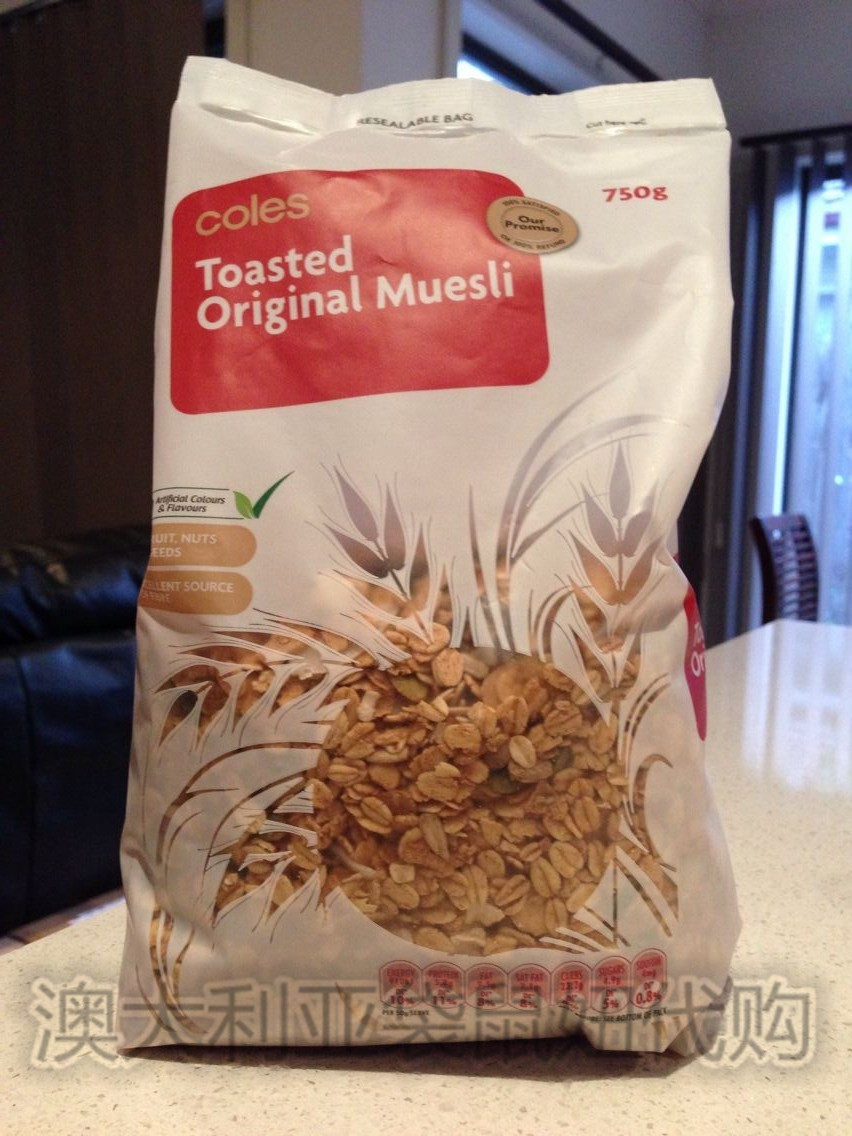 袋鼠妞澳洲代购 Coles金装早餐麦片1.5斤装 原装进口正品750g|ruв категории кофе/хлопья/напиток, арроурут/хлопья/Чонг напитки, заваривать хлопья - от Buy2taobao.com для оказания профессиональной услуги покупки агента Taobao