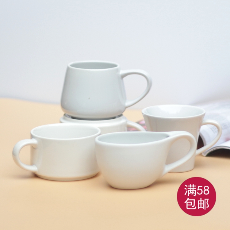 Defective Exit white Ceramic coffee mug Tea cup trumpet glass Succulent plants Flower pot Potted plant Containerin the Tableware , Coffee , Mug category - from Buy2taobao.com to provide professional Taobao agent buy service