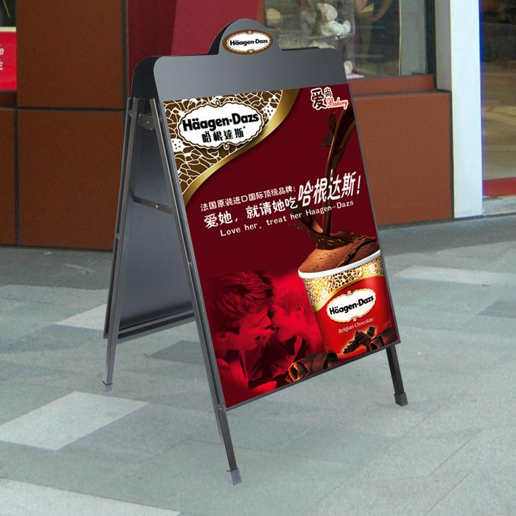 户外宣传广告牌海报架子展架板立式落地式展示牌A型双面防风店铺|ruв категории коммерческий/офисная мебель, городской мебели, информационные услуги, рекламный щит - от Buy2taobao.com для оказания профессиональной услуги покупки агента Taobao